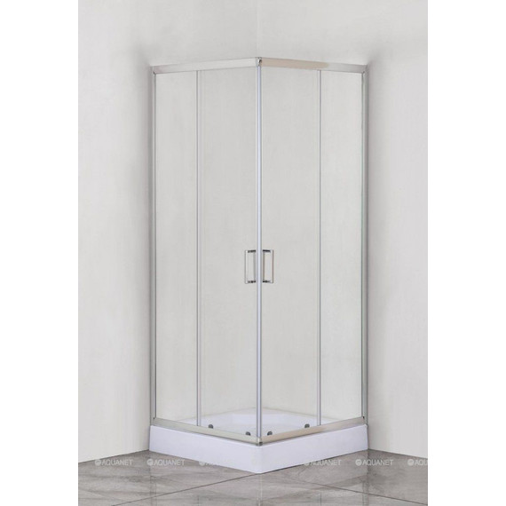 Душевое ограждение Aquanet SE-900S 90х90 см 270063, хром/прозрачное - фото, картинка 2 Душевое ограждение Aquanet SE-900S 90х90 см 270063, хром/прозрачное - фото 2