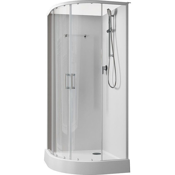 Душевое кабина Aquanet Passion EVO R 80x80 см 281961, белый/прозрачное (безсиликоновая сборка) - фото 2