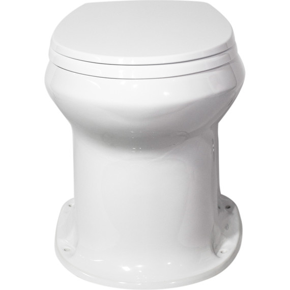 Унитаз приставной Оскольская керамика Дачный Стандарт с полипропиленовой крышкой 46901100002 - фото 3