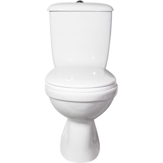 Унитаз-компакт Оскольская керамика Суперкомпакт Стандарт (вертикальный выпуск) с полипропиленовой крышкой 47301110322 - фото 3