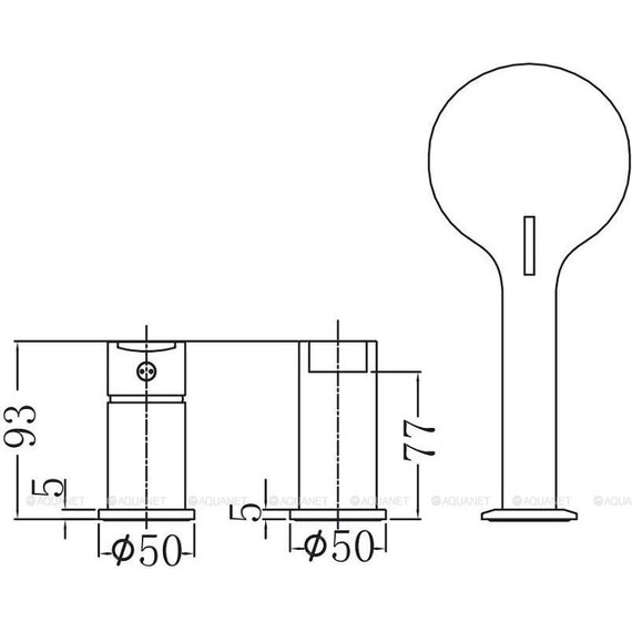 Смеситель для ванны Aquanet Passion AF300-63С 216759 - фото 5