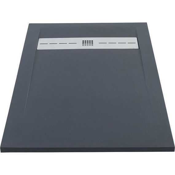 Каменный поддон Aquanet Delight 120x90 см 260112, чёрный - фото, картинка 3 Каменный поддон Aquanet Delight 120x90 см 260112, чёрный - фото 3