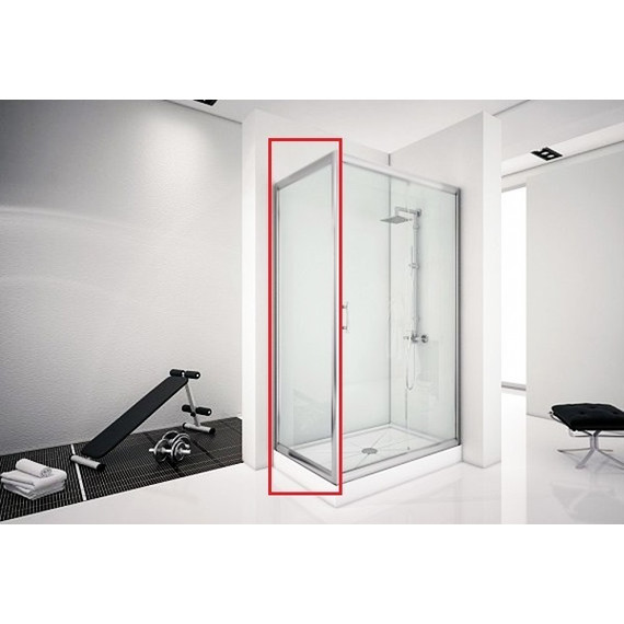 Боковая стенка Aquanet Alfa NAA1131 80 см 273606, хром/прозрачное - фото 2