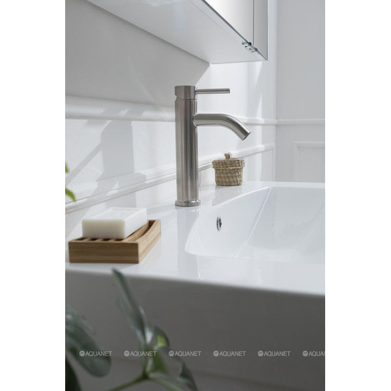 Смеситель для раковины Aquanet Steel AF210-10S 242966, сатин - фото 2