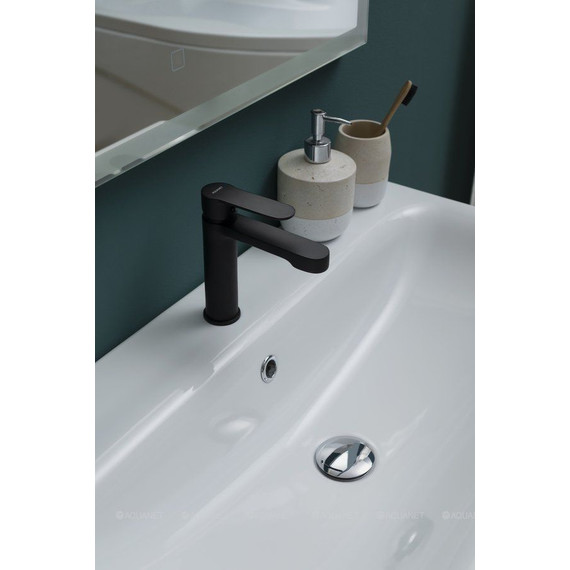 Смеситель для раковины Aquanet Passion AF300-10B 243293, чёрный матовый - фото, картинка 3 Смеситель для раковины Aquanet Passion AF300-10B 243293, чёрный матовый - фото 3