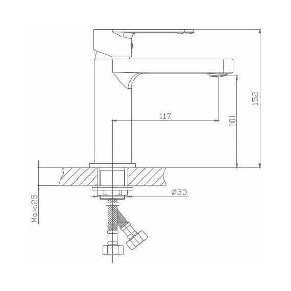 Смеситель для раковины Haiba HB10617 - фото, картинка 2 Смеситель для раковины Haiba HB10617 - фото 2