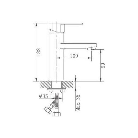 Смеситель для раковины Haiba HB10806, нержавеющая сталь - фото, картинка 3 Смеситель для раковины Haiba HB10806, нержавеющая сталь - фото 3