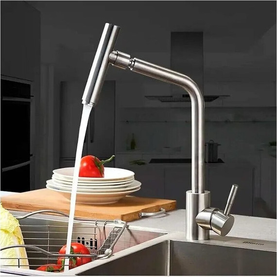 Смеситель для кухни с поворотным аэратором Haiba HB73304-1 - фото 2