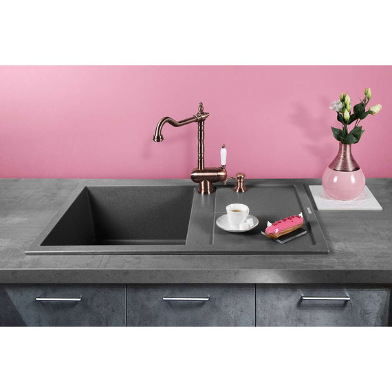 Кухонная мойка Omoikiri Sumi 79-GR 4993552, leningrad grey, Цвет производителя: Leningrad Grey - фото 3