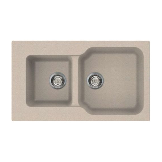 Кухонная мойка Omoikiri Maru 86-2-SA 4993286, бежевый, Цвет производителя: бежевый - фото 