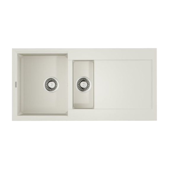 Кухонная мойка Omoikiri Sakaime 100-2-WH 4993895, белый - фото 
