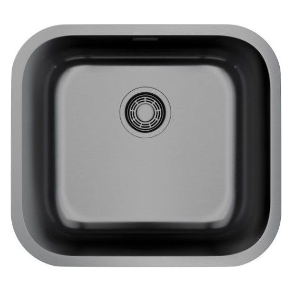 Мойка кухонная Omoikiri Omi 49-U/I-GM (4993073) 0,8 мм, вороненая сталь, Цвет производителя: вороненая сталь - фото 