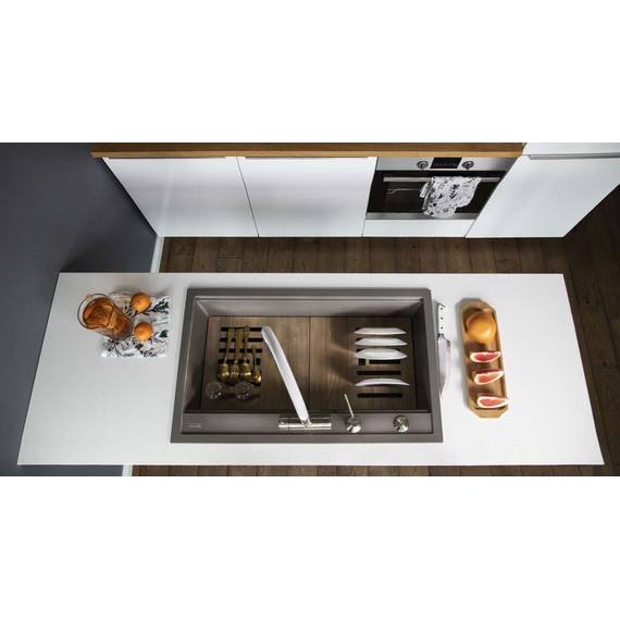 Кухонная мойка Omoikiri Kitagawa 86-LB-GR 4993796, leningrad grey, Цвет производителя: Leningrad Grey - фото 2