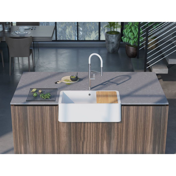 Кухонная мойка Omoikiri Tarento 83-WH 4993177, белый, Цвет производителя: белый - фото 2