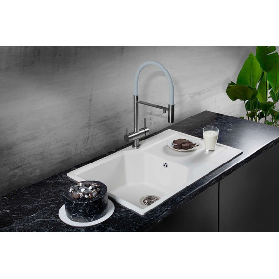 Кухонная мойка Omoikiri Yonaka 78-PA 4993704, пастила, Цвет производителя: пастила - фото 2