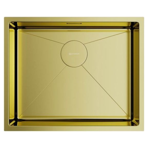 Мойка кухонная Omoikiri Taki 54-U/IF-LG (4973093) 1,2 мм, светлое золото, Цвет производителя: светлое золото - фото 