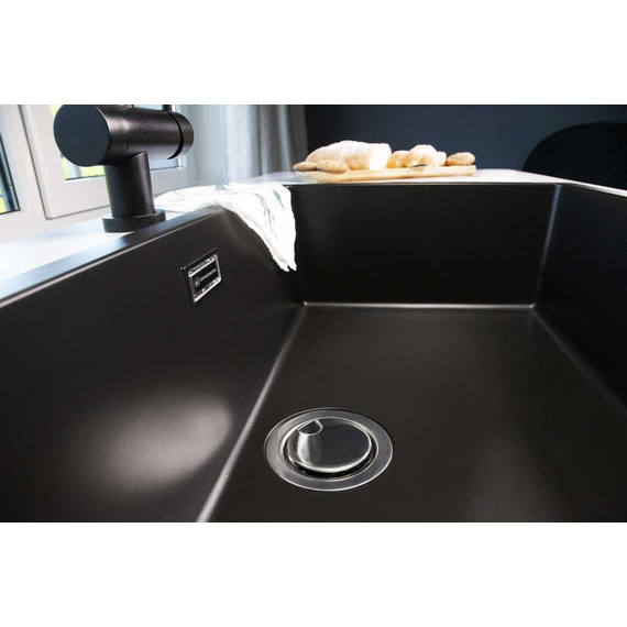 Кухонная мойка Omoikiri Yamakawa 75-U/I-GB 4993779, графит, Цвет производителя: графит - фото 3