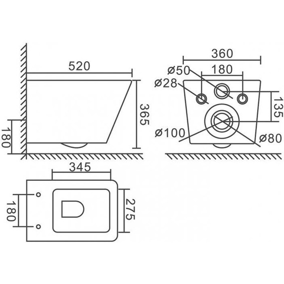 Унитаз подвесной безободковый BelBagno Ardente-C BB3202CHR-MB, чёрный матовый, Цвет производителя: чёрный матовый - фото 10