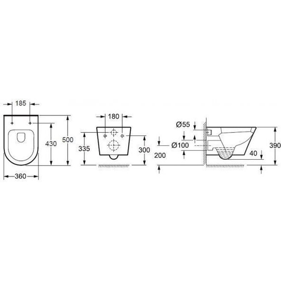 Унитаз подвесной безободковый BelBagno Tre BB8001CHR/SC с крышкой микролифт - фото 14