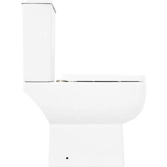 Унитаз-компакт безободковый BelBagno Aurora BB8604CPR/SC с крышкой микролифт - фото 4