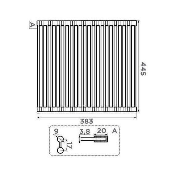 Ролл-мат для кухонной мойки Omoikiri ROLL-05-IN 4999060, чёрный - фото 3