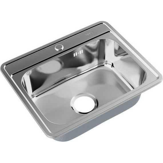 Кухонная мойка Iddis Basic BAS53P0i77 0,6 мм, сталь - фото 2