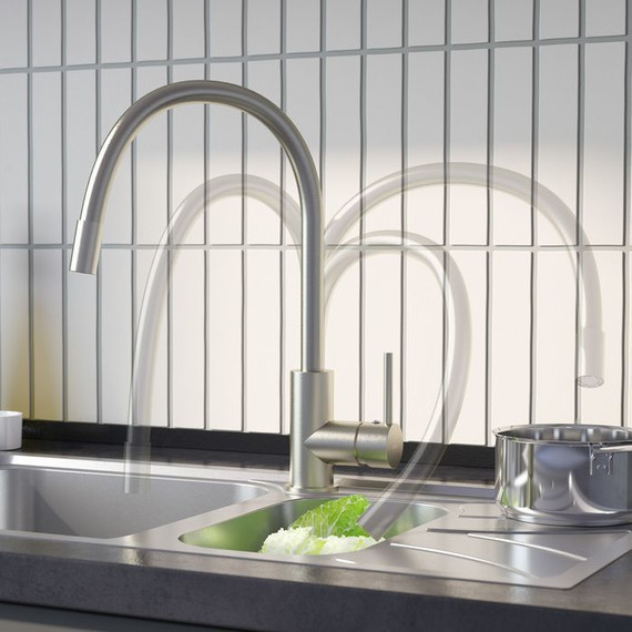 Смеситель для кухни Iddis Kitchen 360 K36BNJ0i05, сатин - фото, картинка 3 Смеситель для кухни Iddis Kitchen 360 K36BNJ0i05, сатин - фото 3