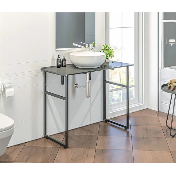 Столешница Bas 80 см, серый матовый - фото 7