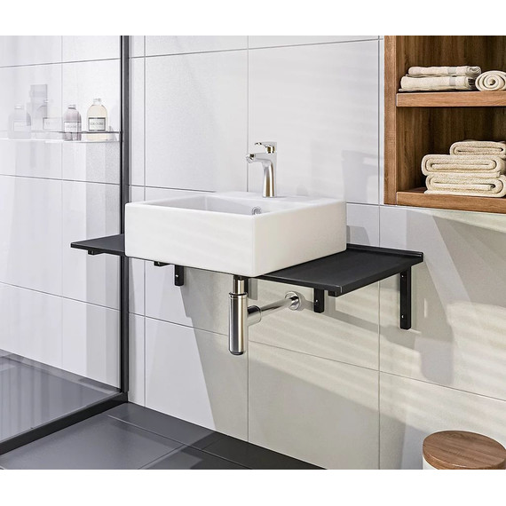 Столешница Bas 60 см, чёрный глянцевый - фото 6