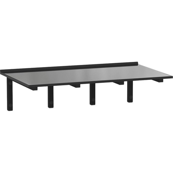 Столешница Bas 80 см, чёрный глянцевый - фото 4