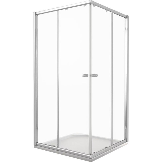 Душевое ограждение Bas Lira CR-90-C-CH 90x90 см, хром/прозрачное - фото 
