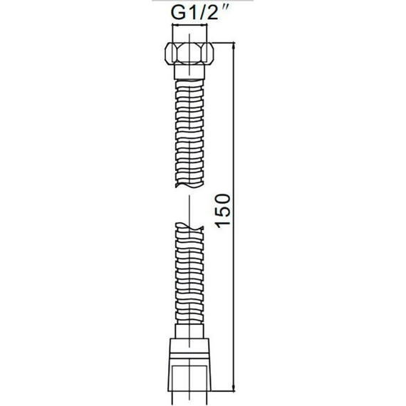 Душевой шланг Gerhans K40203 (1.5 - 2.0 м) - фото 2