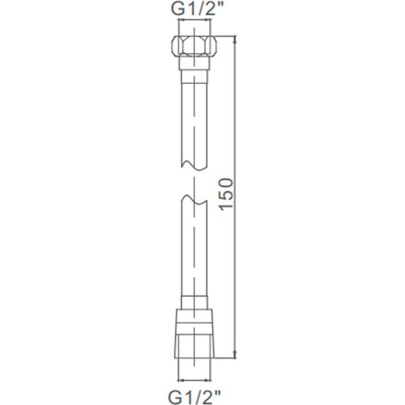 Душевой шланг Gerhans K40205 (1.5 м) - фото 4