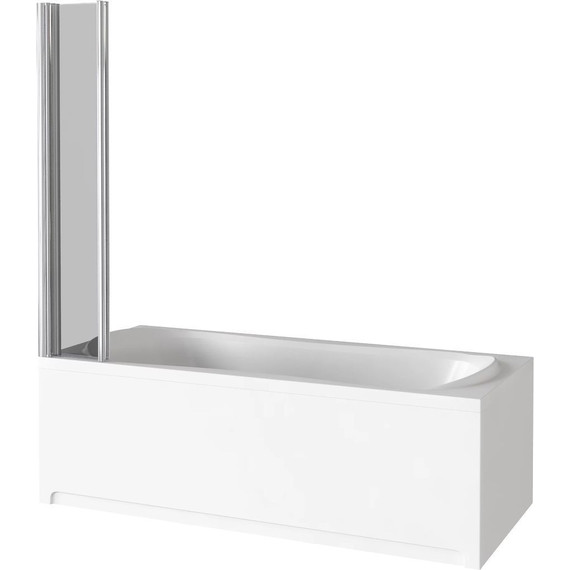 Шторка для ванны Bas Screen GR5-120-C-CH 1200х1400 мм, хром/прозрачное - фото 2