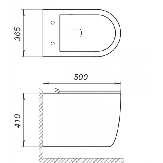 Унитаз подвесной безободковый BelBagno Amanda BB051CHR - фото, картинка 10 Унитаз подвесной безободковый BelBagno Amanda BB051CHR - фото 10