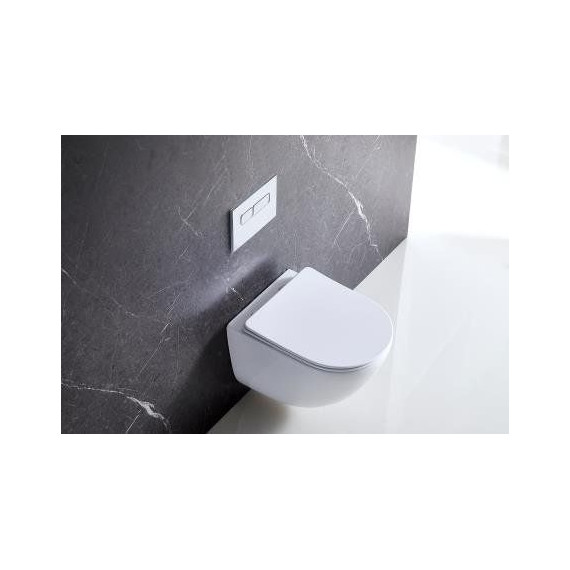 Унитаз подвесной безободковый BelBagno Amanda BB051CHR - фото, картинка 2 Унитаз подвесной безободковый BelBagno Amanda BB051CHR - фото 2