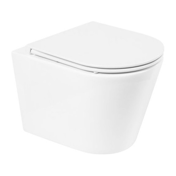 Унитаз подвесной безободковый BelBagno Flay-R BB053CHR - фото, картинка 5 Унитаз подвесной безободковый BelBagno Flay-R BB053CHR - фото 5