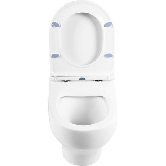 Унитаз подвесной безободковый BelBagno Lucie BB063CHR - фото 4