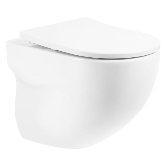 Унитаз подвесной безободковый BelBagno Onda BB066CHR - фото, картинка 5 Унитаз подвесной безободковый BelBagno Onda BB066CHR - фото 5