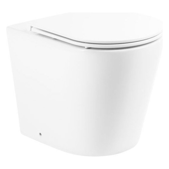 Унитаз приставной безободковый BelBagno Flay-R BB1003CBR - фото 4