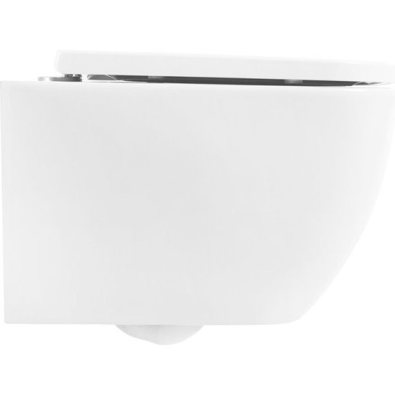 Унитаз подвесной безободковый BelBagno Alpina BB10100CHR с крышкой микролифт BB309SC - фото, картинка 5 Унитаз подвесной безободковый BelBagno Alpina BB10100CHR с крышкой микролифт BB309SC - фото 5