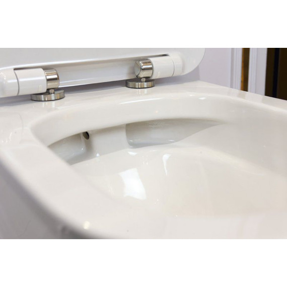 Унитаз подвесной безободковый BelBagno Prado BB10150CH - фото, картинка 5 Унитаз подвесной безободковый BelBagno Prado BB10150CH - фото 5