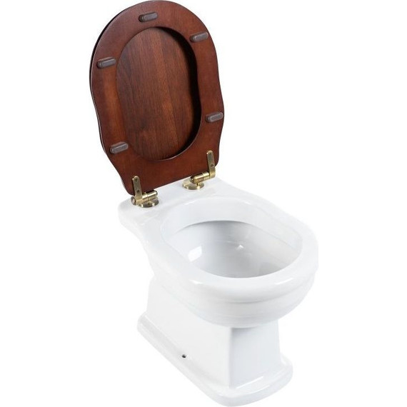 Унитаз приставной слив вертикальный BelBagno Boheme BB115CBS - фото 4