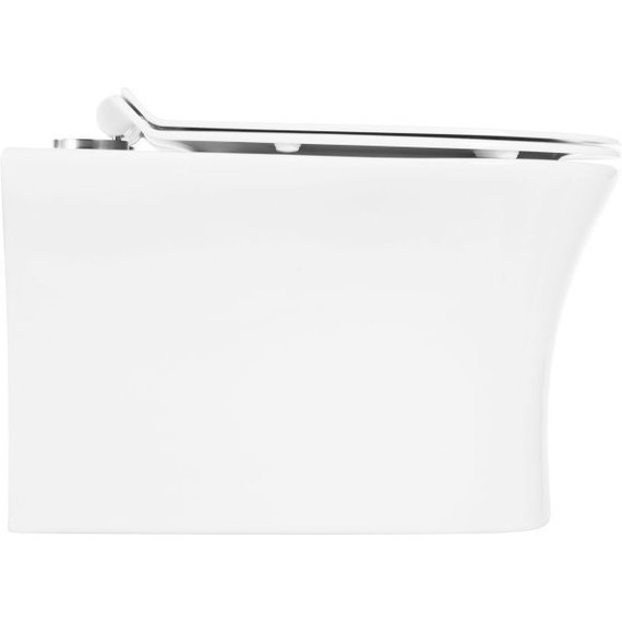 Унитаз подвесной безободковый BelBagno Ancona BB1224CHR-SM - фото, картинка 4 Унитаз подвесной безободковый BelBagno Ancona BB1224CHR-SM - фото 4