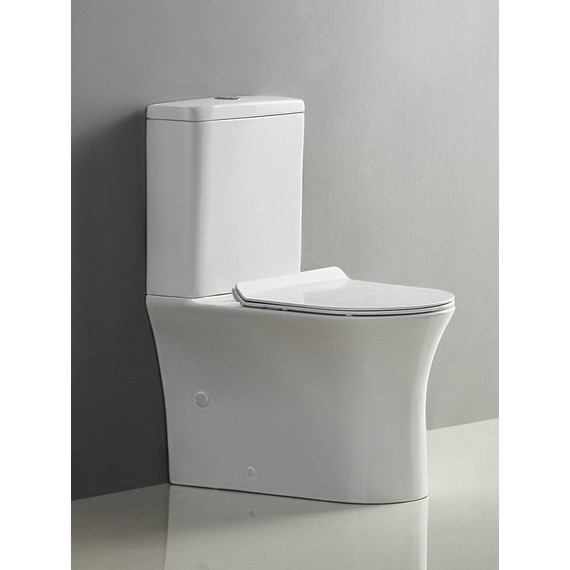 Унитаз-компакт безободковый BelBagno Ancona BB1224CPR-P - фото 7