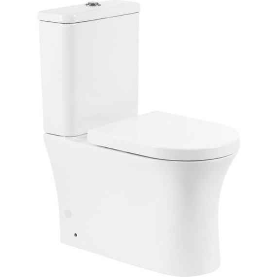 Унитаз-компакт безободковый BelBagno Ancona BB1224CPR-P - фото 2