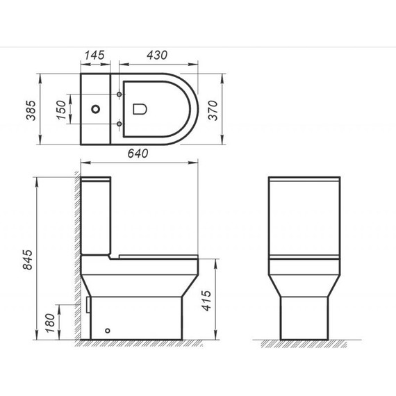 Унитаз-компакт безободковый BelBagno Norma BB339CPR - фото, картинка 3 Унитаз-компакт безободковый BelBagno Norma BB339CPR - фото 3