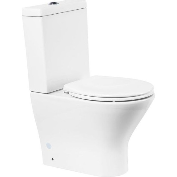 Унитаз-компакт безободковый BelBagno Acqua BB340CPR - фото, картинка 2 Унитаз-компакт безободковый BelBagno Acqua BB340CPR - фото 2