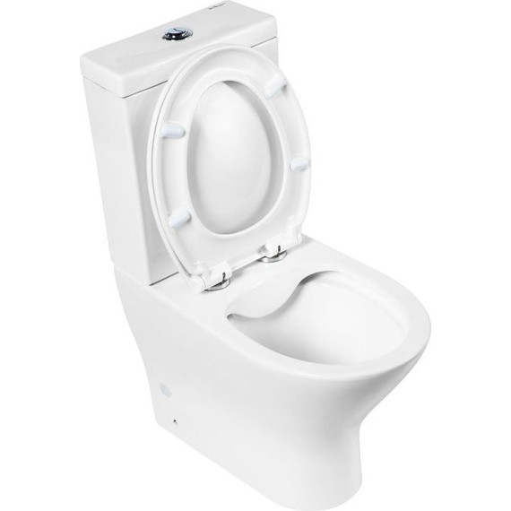 Унитаз-компакт безободковый BelBagno Acqua BB340CPR - фото, картинка 3 Унитаз-компакт безободковый BelBagno Acqua BB340CPR - фото 3