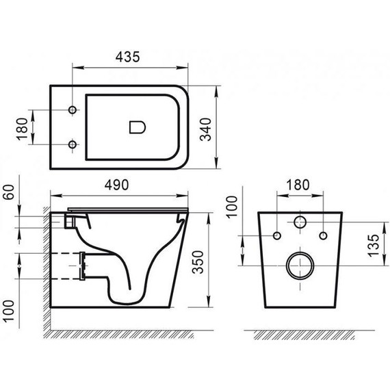Унитаз подвесной безободковый BelBagno Ardente-R BB520CHR - фото, картинка 6 Унитаз подвесной безободковый BelBagno Ardente-R BB520CHR - фото 6